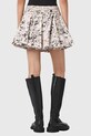 AllSaints spódnica bawełniana TULIP W003RE beżowy SS26