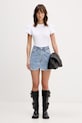 VETEMENTS spódnica jeansowa WE76DK347N3 niebieski