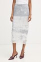 Patrizia Pepe spódnica ołówkowa z wiskozą szary 2G1071.A771