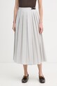 Max&Co. Spódnica kopertowa z bawełną MCORICORDO szary 2616101054200