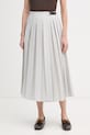 Max&Co. Spódnica kopertowa z bawełną MCORICORDO szary 2616101054200