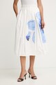 Max&Co. спідниця бавовняна MCOGEYSER білий 2616101064200
