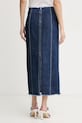 Одяг Max&Co. спідниця із розрізом джинсова MCLLUGLIO 2618101022200 темно-синій