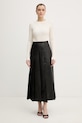 Max&Co. fustă de piele MCLTEQUILA 2618401012200 negru SS26