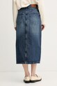 Ρούχα Tommy Hilfiger φούστα ντένιμ WW0WW50618 σκούρο μπλε