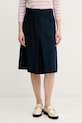 Tommy Hilfiger φούστα με βισκόζη σκούρο μπλε WW0WW49673