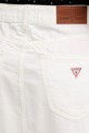 Guess Jeans suknja s prorezom traper bijela W6GD52.D5NW2