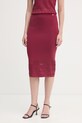 Gaudi spódnica z wiskozy bordowy 611FD73002