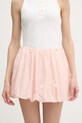 Gaudi spódnica bawełniana różowy 611FD75006