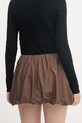 Odzież Gaudi spódnica bawełniana 611FD75006 brązowy