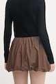 Odzież Gaudi spódnica bawełniana 611FD75006 brązowy