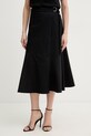 Φούστα BOSS Vuleran1 με ελαστάν μαύρο 50557420