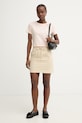 BOSS Orange спідниця бавовняна C Varachute-D 50540369 бежевий SS26