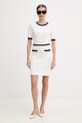 Joop! spódnica z wiskozą 30101613 biały SS26