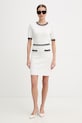 Joop! spódnica z wiskozą 30101613 biały SS26