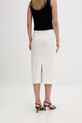 Odzież HUGO spódnica z rozcięciem z wiskozą Ratsa 50558168 beżowy