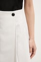 HUGO spódnica plisowana z wiskozy Riberi biały 50559171