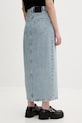 Odzież HUGO spódnica z rozcięciem jeansowa 50568239 niebieski