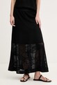 DKNY spódnica ażurowa czarny P6BG6EMT