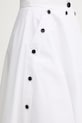 Karl Lagerfeld fustă bumbac alb B2W12004