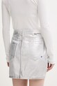 Odzież Karl Lagerfeld Jeans spódnica bawełniana B2W12024 srebrny