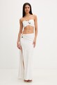 Bardot sukně s rozparkem 60329SB béžová SS26