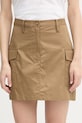 Blauer spódnica trapezowa bawełniana BLUEVIEW brązowy BLDV05282