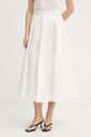 Rotate spódnica bawełniana biały 115557400