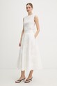 Rotate spódnica bawełniana 115557400 biały SS26