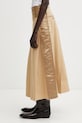 Undercover SKIRT spódnica bawełniana UP1F1602 beżowy SS26