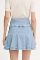 Odzież Morgan spódnica plisowana jeansowa JTALA niebieski