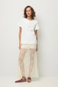 BIZUU spódnica FLACE FLACE.KREMOWY beżowy SS26