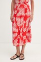 Lola Casademunt spódnica z wiskozy czerwony LS2608015