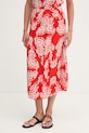 Lola Casademunt spódnica z wiskozy czerwony LS2608015