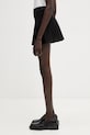 WRSTBHVR Nuria pleated skirt with wool blend W6726AM.3455 black SS26