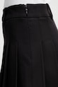 WRSTBHVR Nuria pleated skirt with wool blend black W6726AM.3455