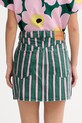 Oblečení Marimekko áčková sukně bavlněná 095434 zelená