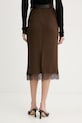 Odzież Haveone spódnica z rozcięciem GVS.Q026 brązowy