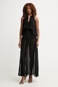 Haveone spódnica z dodatkiem jedwabiu GCH.Q004 czarny SS26