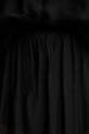 Haveone spódnica z dodatkiem jedwabiu czarny GCH.Q004