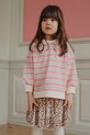 Konges Sløjd spódnica dziecięca CARLITO SKIRT GRS rozkloszowany beżowy KS104245.PreSpring