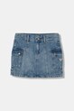 Guess spódnica jeansowa dziecięca bawełna niebieski J6RD20.D45E0.PPY2