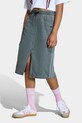 adidas Originals spódnica jeansowa dziecięca midi szary KE2966