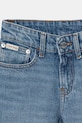 Chłopiec Calvin Klein Jeans jeansy dziecięce STRAIGHT IB0IB02640.128.176.PPY2 niebieski