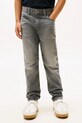 Tommy Hilfiger jeansy dziecięce STRAIGHT Planet friendly szary KB0KB10038.128.176.PPY2