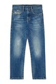 Diesel jeansy z bawełną dziecięce 2020 D-VIKER-J TROUSERS niebieski J00809.KXBS1