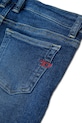 Diesel jeansy z bawełną dziecięce 1979 SLEENKER-J JJJ TROUSERS niebieski J00993.KXBR0