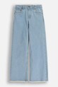 Coccodrillo jeansy wide leg dziecięce niebieski WC6123106CJG