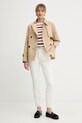 Weekend Max Mara jeansy ABITURO 2615131151600 beżowy SS26