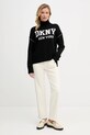 Dkny jeansy DJ6B4208 beżowy SS26
